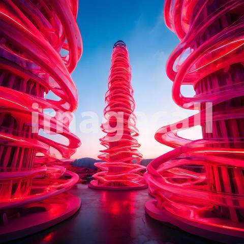 Abstract and surreal colorful and vivid (1065)