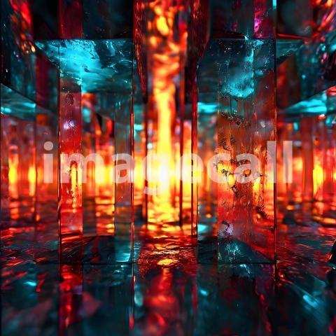 Abstract and surreal colorful and vivid (1084)