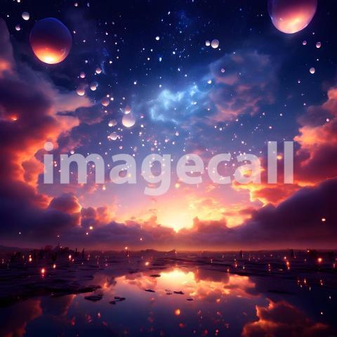 Abstract and surreal colorful and vivid (1087)