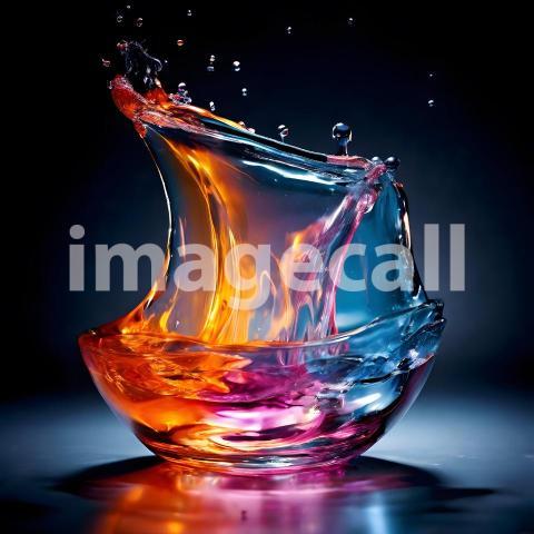 Abstract and surreal colorful and vivid (1090)