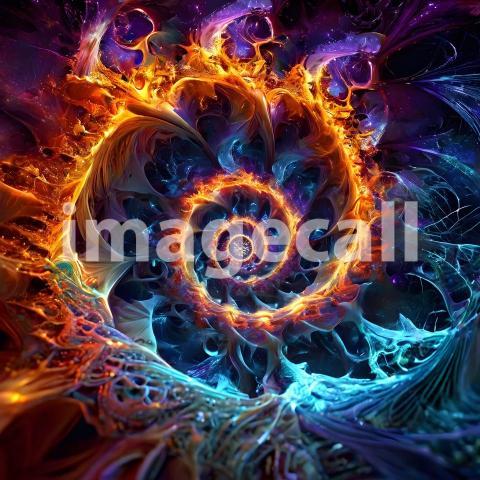 Abstract and surreal colorful and vivid (1091)