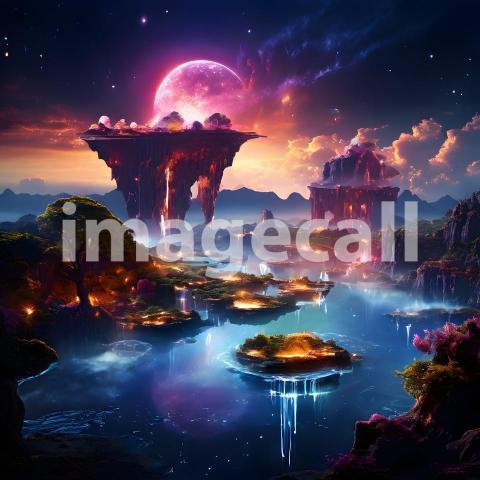 Abstract and surreal colorful and vivid (1108)