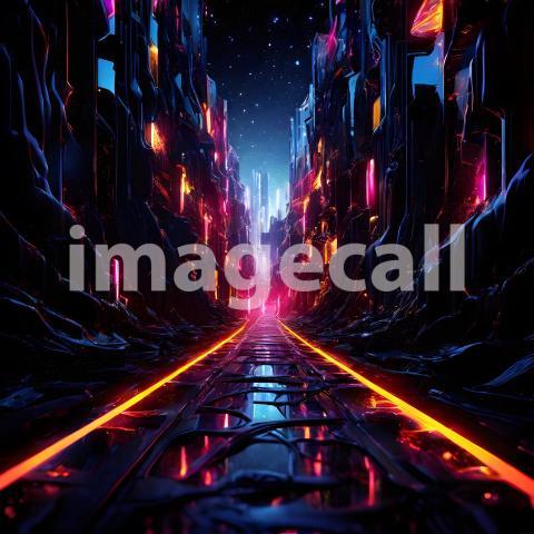 Abstract and surreal colorful and vivid (1111)