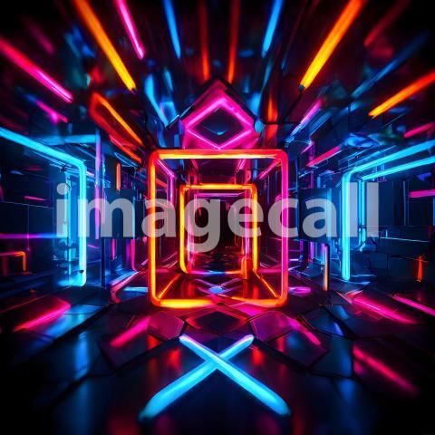 Abstract and surreal colorful and vivid (1124)