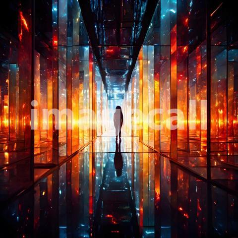 Abstract and surreal colorful and vivid (1121)