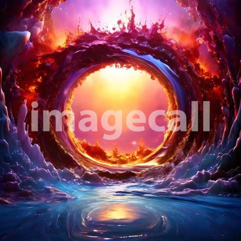 Abstract and surreal colorful and vivid (1125)