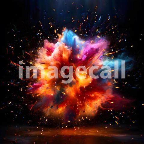 Abstract and surreal colorful and vivid (1162)