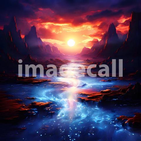 Abstract and surreal colorful and vivid (1190)