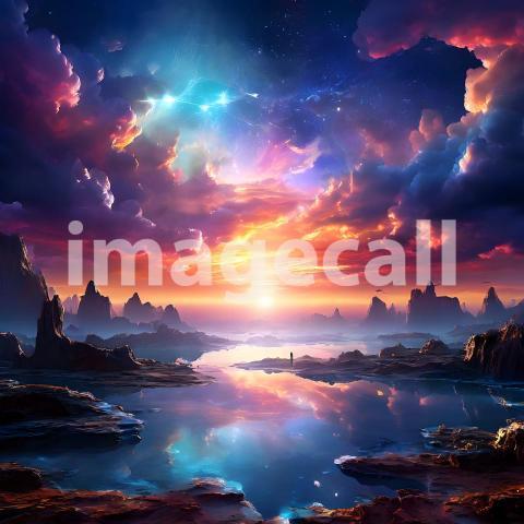 Abstract and surreal colorful and vivid (1189)