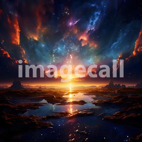 Abstract and surreal colorful and vivid (1239)