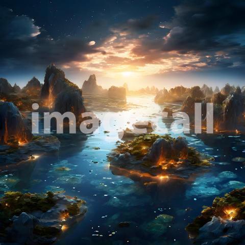 Abstract and surreal colorful and vivid (1258)