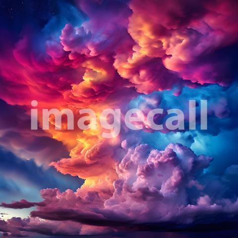 Abstract and surreal colorful and vivid (1332)