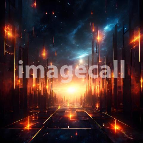 Abstract and surreal colorful and vivid (1338)