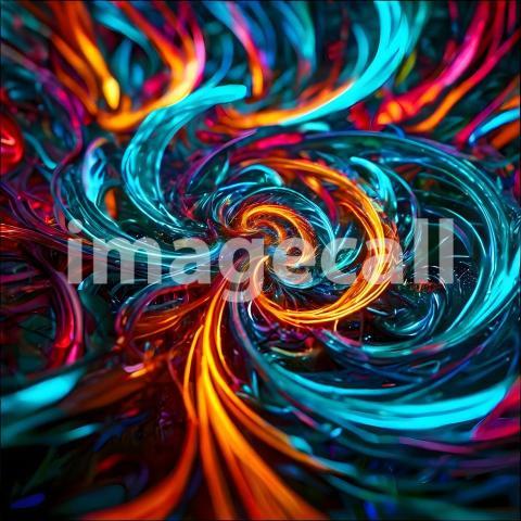 Abstract and surreal colorful and vivid (1350)