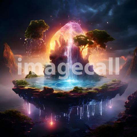 Abstract and surreal colorful and vivid (1363)