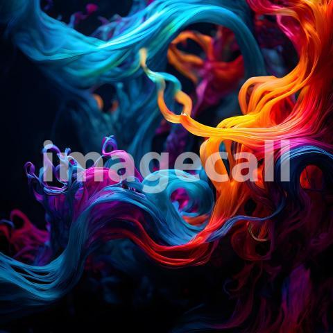 Abstract and surreal colorful and vivid (1390)
