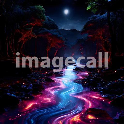 Abstract and surreal colorful and vivid (1398)