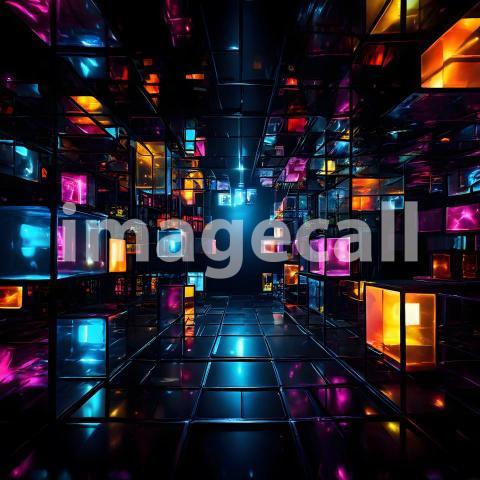 Abstract and surreal colorful and vivid (1403)