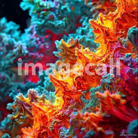 Abstract and surreal colorful and vivid (1408)