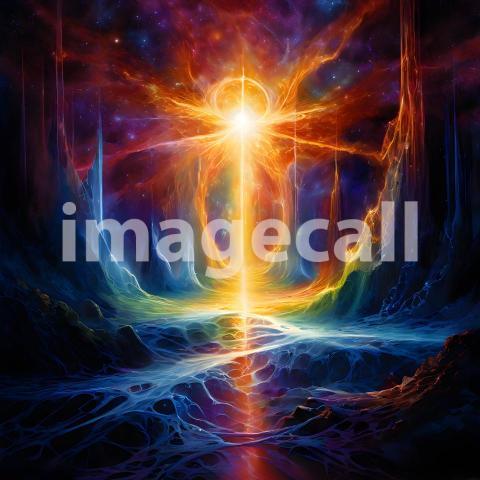 Abstract and surreal colorful and vivid (1423)