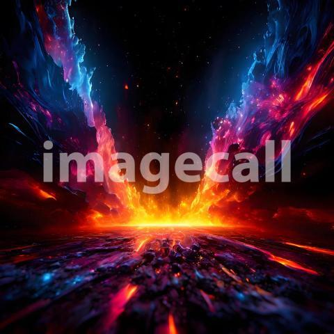 Abstract and surreal colorful and vivid (1422)