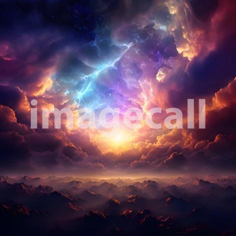 Abstract and surreal colorful and vivid (1435)