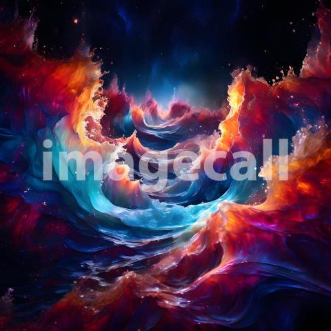 Abstract and surreal colorful and vivid (1441)