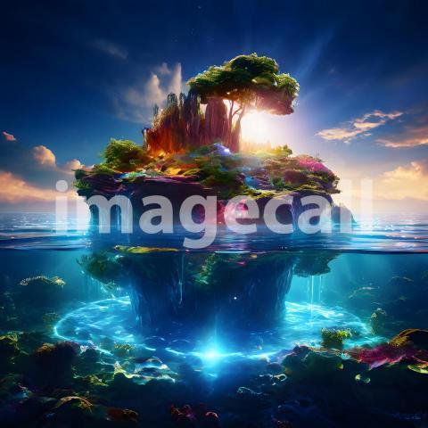 Abstract and surreal colorful and vivid (1445)