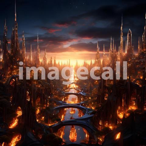 Abstract and surreal colorful and vivid (1444)