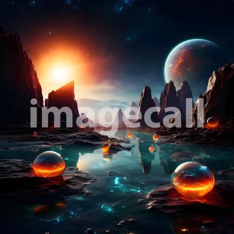 Abstract and surreal colorful and vivid (1463)