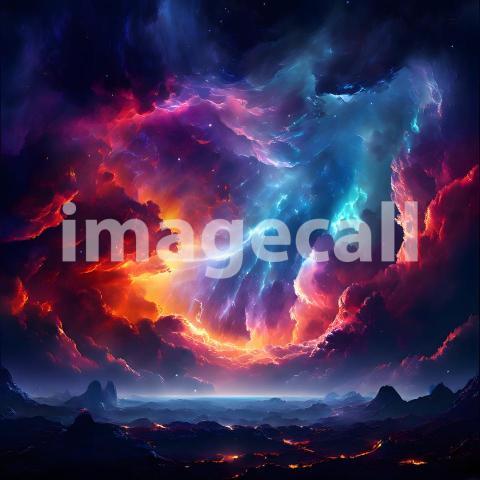 Abstract and surreal colorful and vivid (1469)