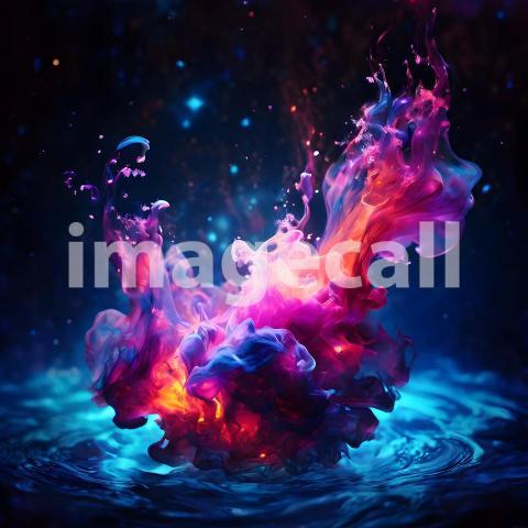 Abstract and surreal colorful and vivid (1482)