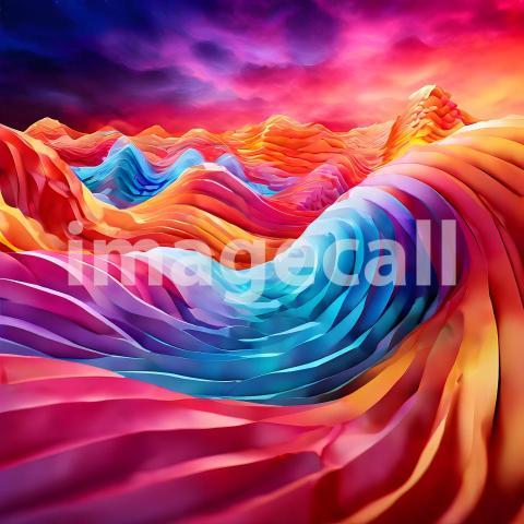 Abstract and surreal colorful and vivid (1489)