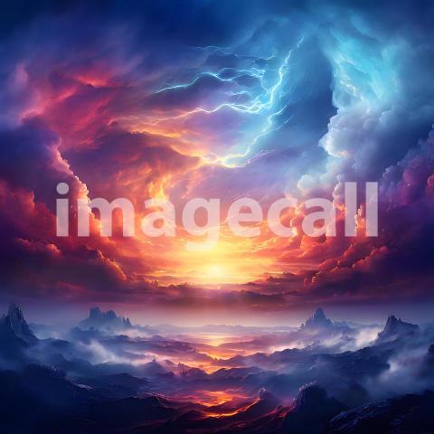 Abstract and surreal colorful and vivid (1506)