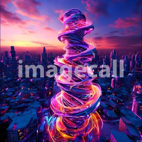 Abstract and surreal colorful and vivid (1522)