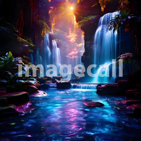 Abstract and surreal colorful and vivid (1554)