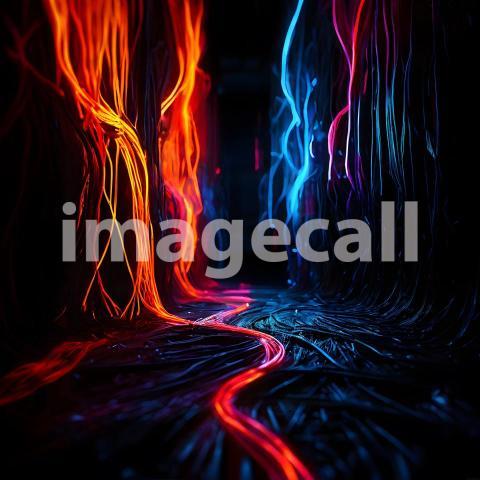 Abstract and surreal colorful and vivid (1556)