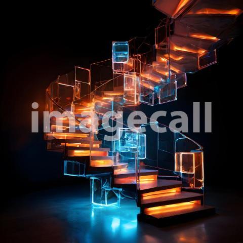 Abstract and surreal colorful and vivid (1563)