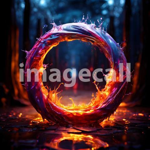 Abstract and surreal colorful and vivid (1582)