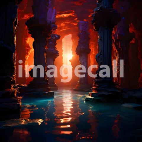 Abstract and surreal colorful and vivid (1585)