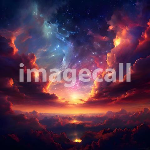 Abstract and surreal colorful and vivid (1587)