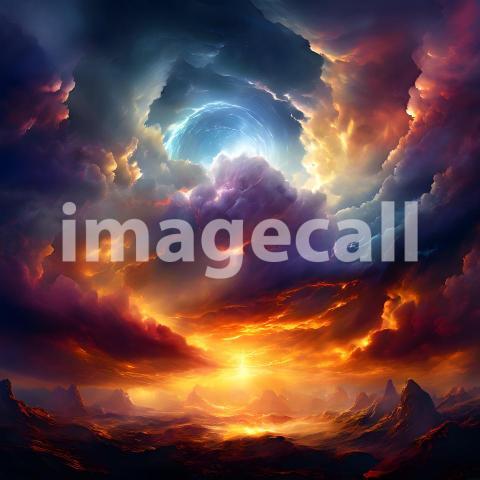 Abstract and surreal colorful and vivid (1593)