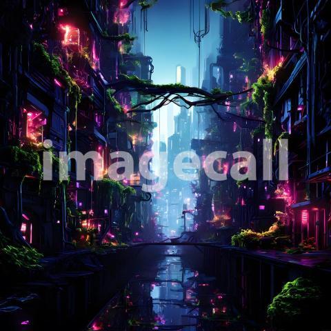 Abstract and surreal colorful and vivid (1595)