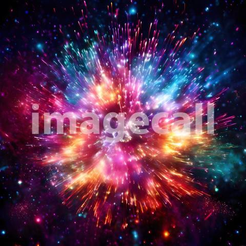 Abstract and surreal colorful and vivid (1294)