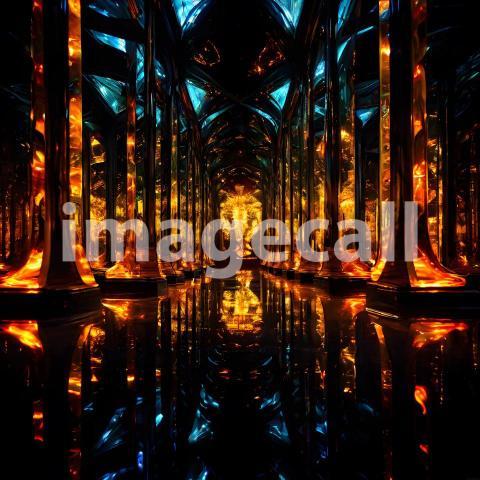 Abstract and surreal colorful and vivid (1308)