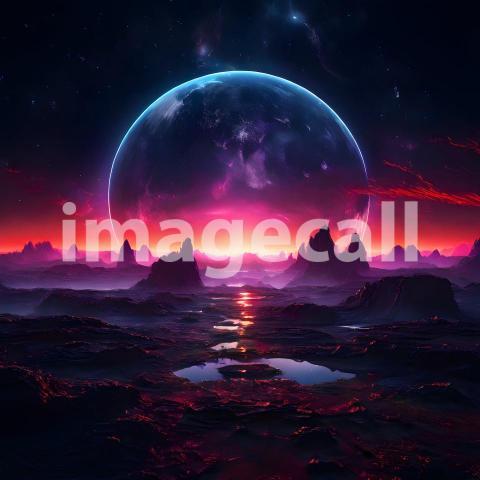 Abstract and surreal colorful and vivid (1266)