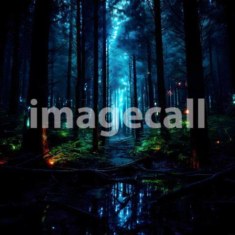 Abstract and surreal colorful and vivid (1604)