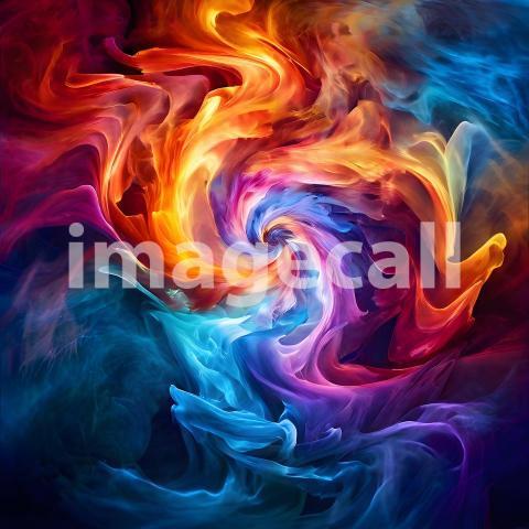 Abstract and surreal colorful and vivid (1611)
