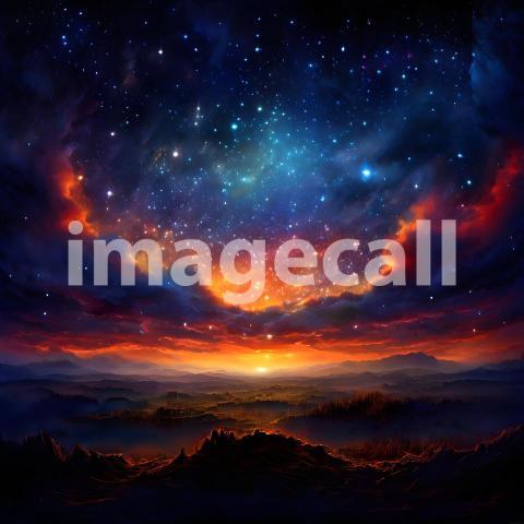 Abstract and surreal colorful and vivid (1610)