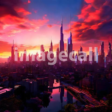 Abstract and surreal colorful and vivid (1613)